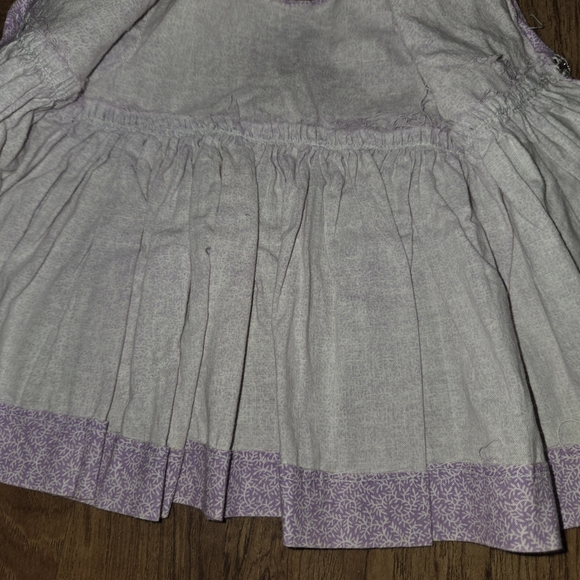 Vintage Handmade Chatty Cathy Doll Dress Purple Heart - Picture 7 of 7